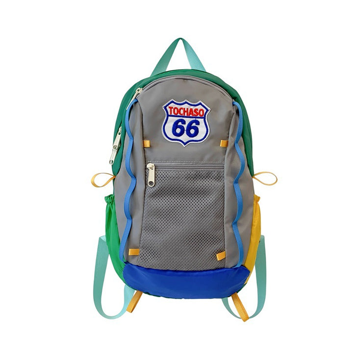 Bunte Patchwork-Rucksack Karnz
