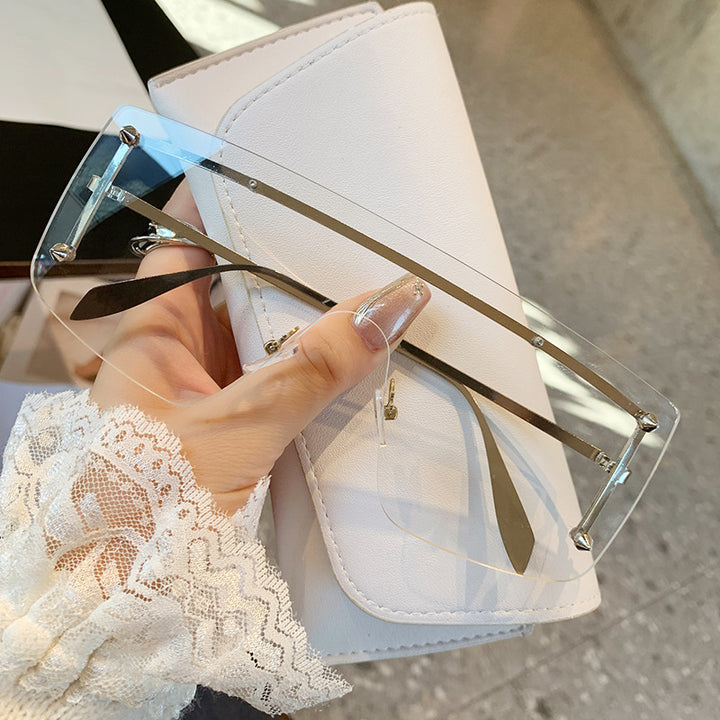 Damen oversized Sonnenbrille mit modernem Rahmen und UV-Schutz Karnz