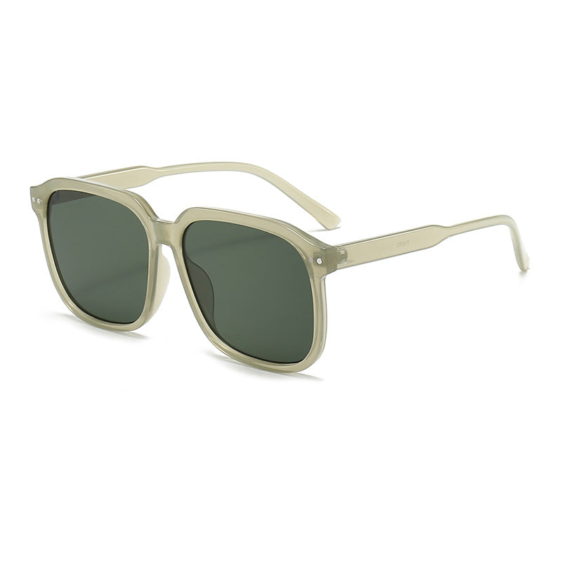 Damen Quadratische Sonnenbrille mit robustem Rahmen und UV-Schutz Karnz