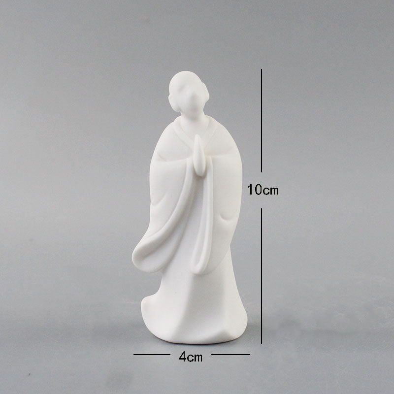 Dekorative Porzellanfigur Karnz