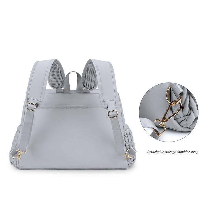 Modischer Rucksack mit Geflochtenem Design Karnz