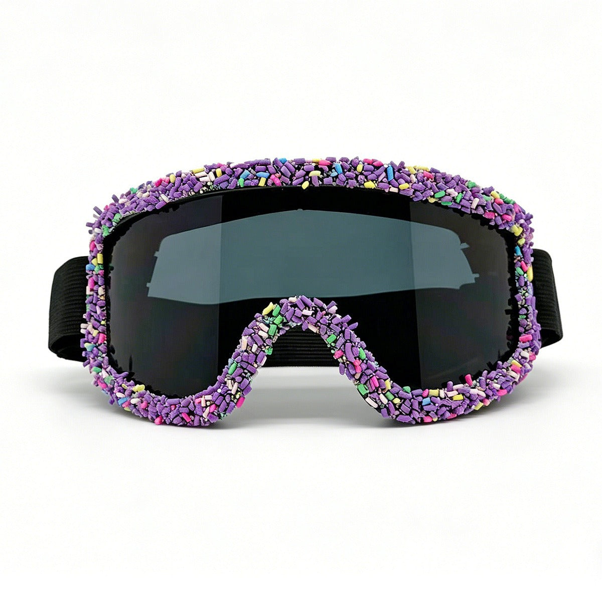 Damen Ski-Schutzbrille im kreativen Design mit bunten Akzenten Karnz