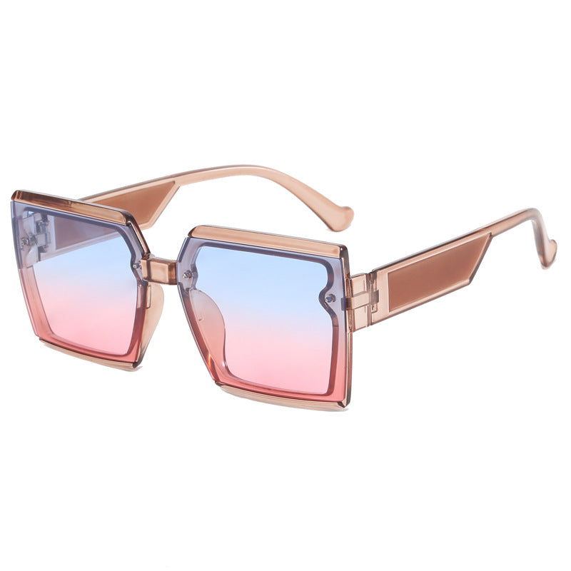 Damen quadratische modernen Sonnenbrille Karnz