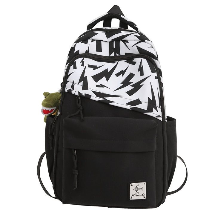 Trendy Grafikdruck Rucksack Karnz