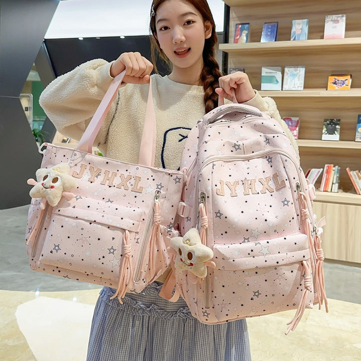 Stylischer Sternenbedruckter Rucksack Karnz 1791205378