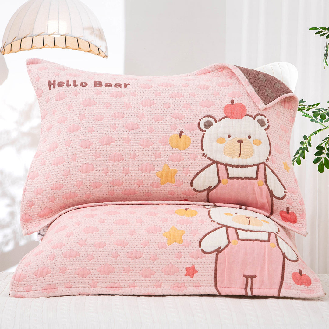 Damen Kopfkissenbezug mit floralem Design Karnz