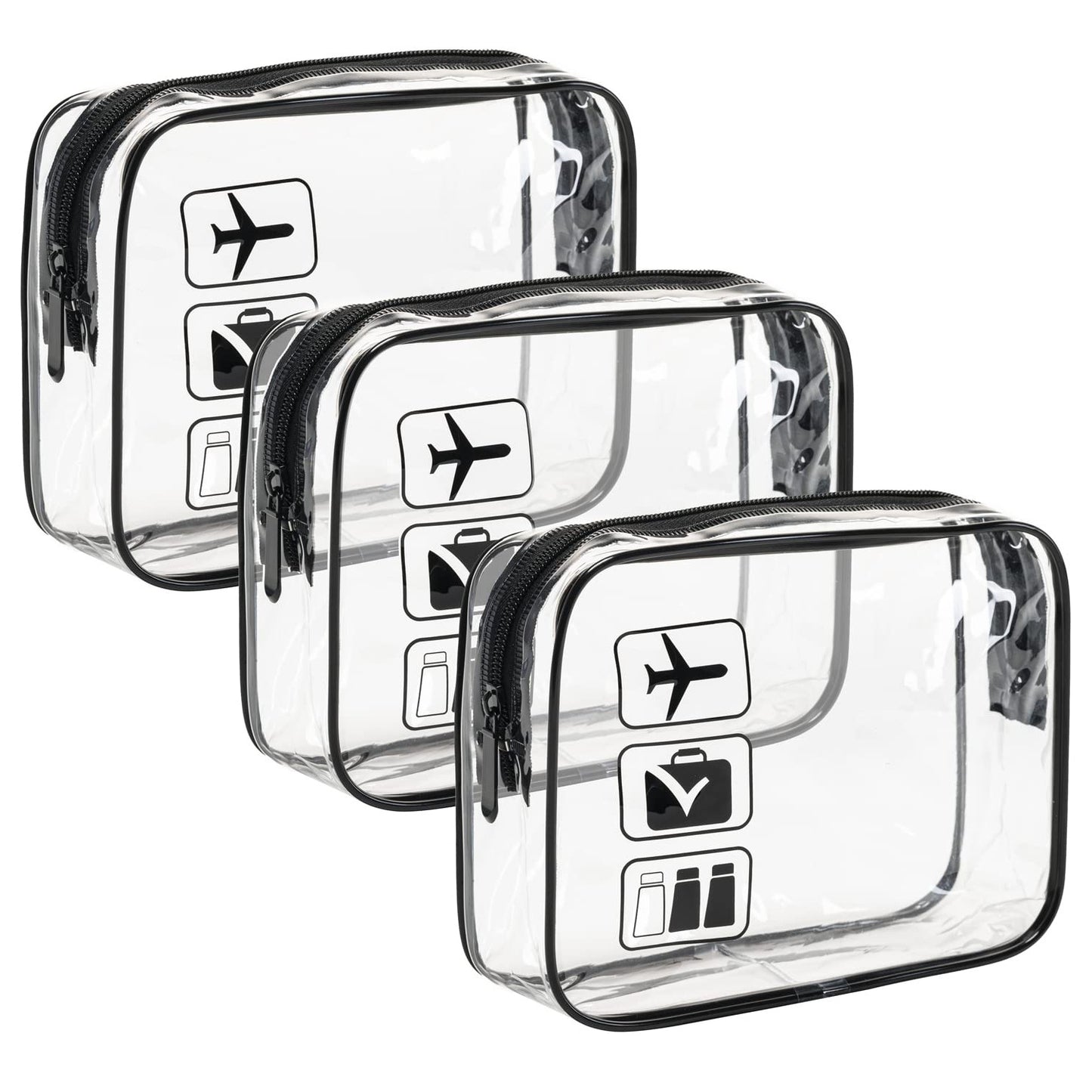 Unisex durchsichtige Reiseorganizer-Taschen Set Karnz