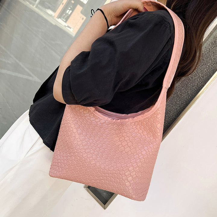 Texturiertes gewebtes Hobo Bag Karnz