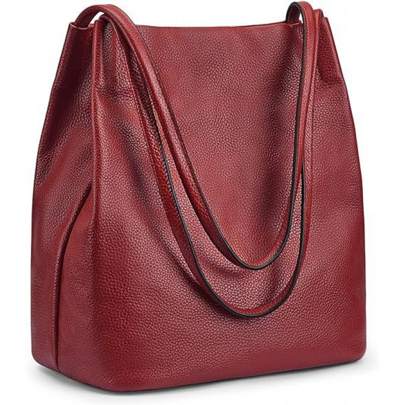 Stilvolle Leder Hobo-Handtasche Karnz