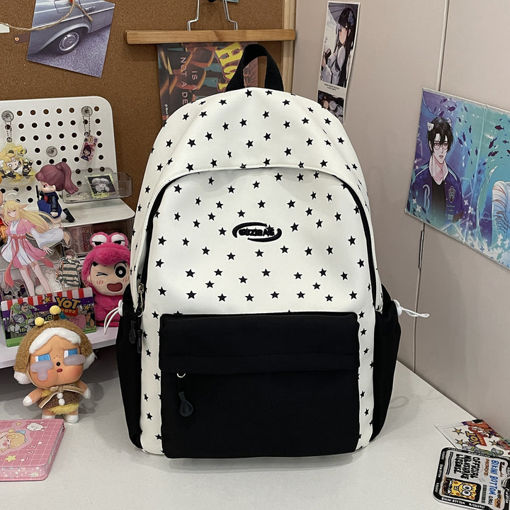 Stylische bedruckte Rucksack mit lustigen Charakterakzenten Karnz