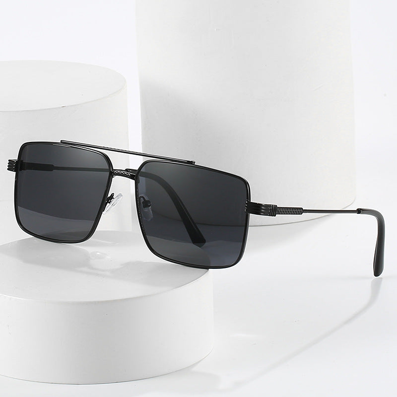 Elegante Übergroße Quadratische Rahmen Sonnenbrille Karnz