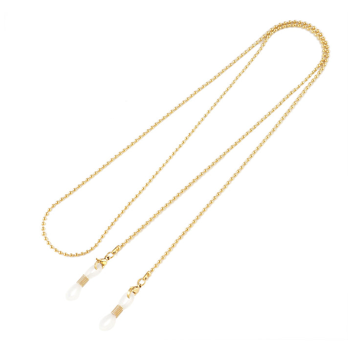 Premium Metall Perlen Brillen Kette Karnz
