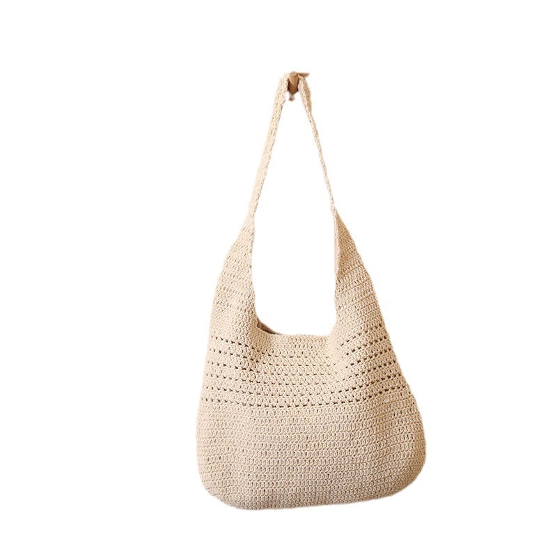 Damen Handgefertigte Stricktasche mit lässigem Design Karnz