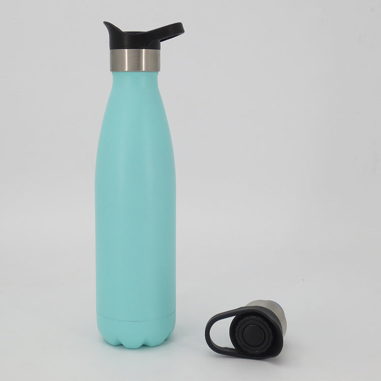 Damen Edelstahl-Isolierflasche mit auslaufsicherem Deckel Karnz