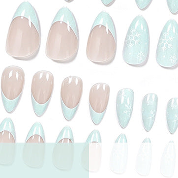 Künstlerische French Tip Acrylnagelverstärkungen Karnz