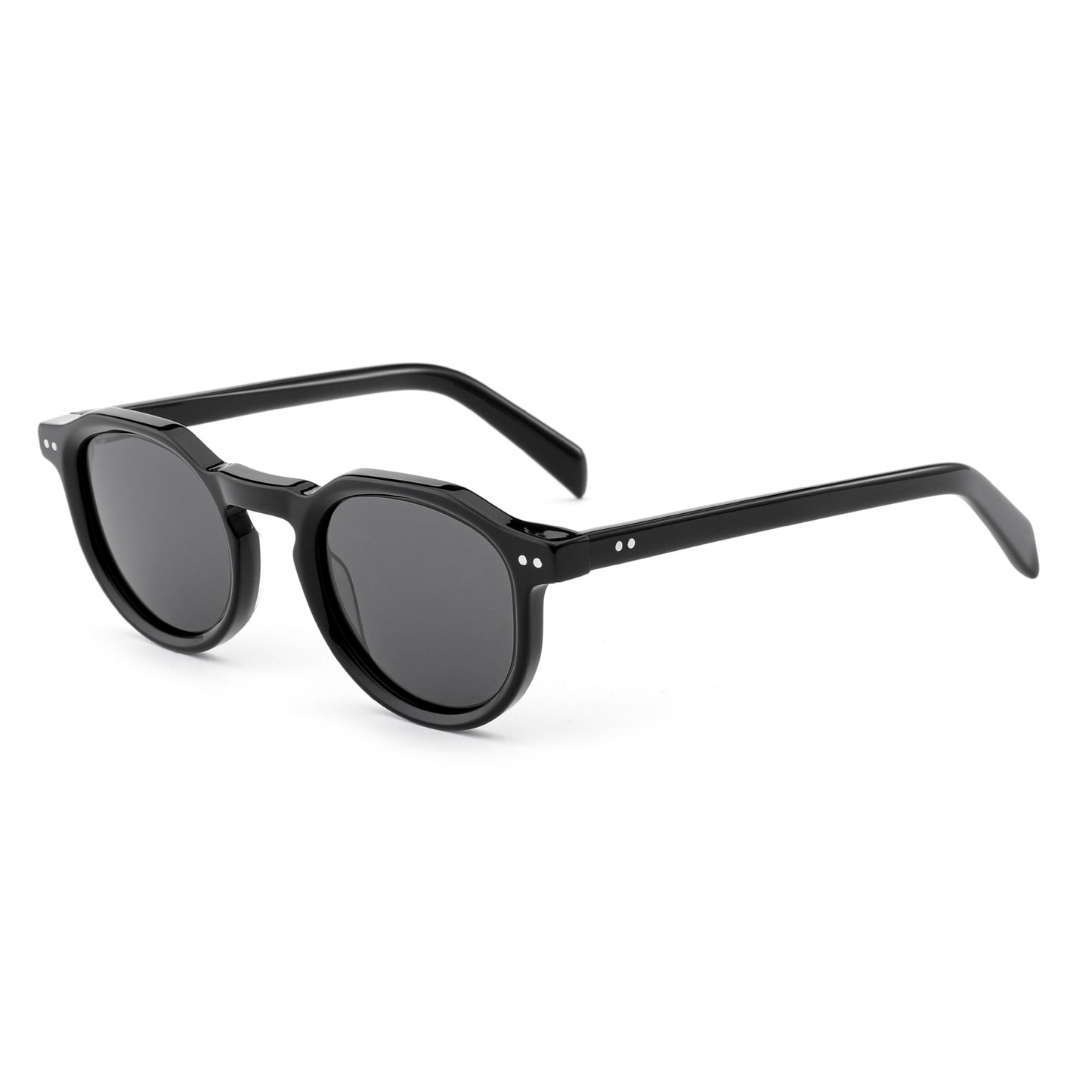 Damen stylische Sonnenbrille mit modernem, transparentem Rahmen Karnz