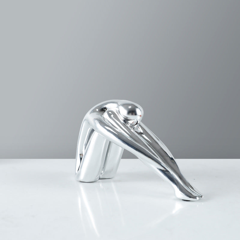 Künstlerische zeitgenössische figurative Skulptur