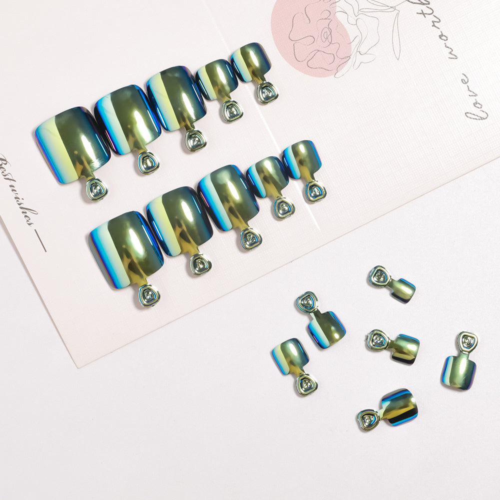 Premium Glänzendes Nagelkunst Pediküre Set Karnz