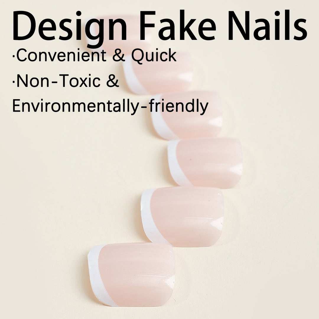 Kunstnagelset mit flexiblen Nägeln und pflegenden Zubehör Karnz