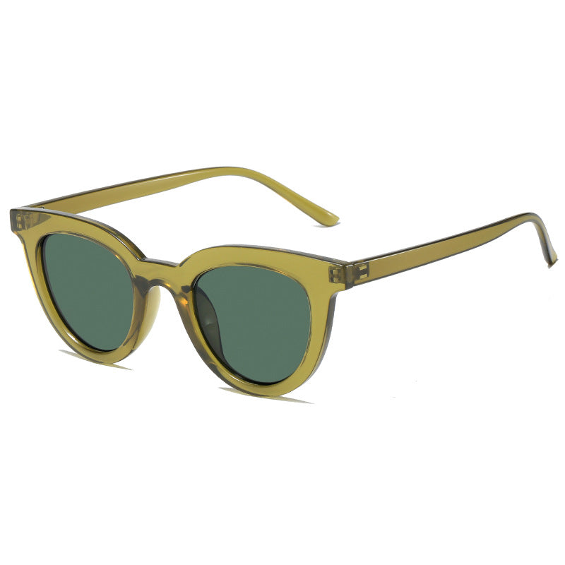 Damen stylishe Katzenaugen Sonnenbrille Karnz