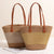 Damen Strandtasche mit robusten Ledergriffen Karnz