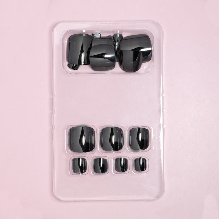 Premium Metallic Press-On Nail Set Karnz