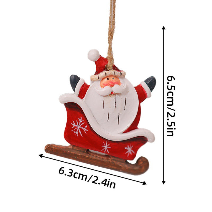 Dekorativer Weihnachtsstrumpf mit Rentiermotiv Karnz