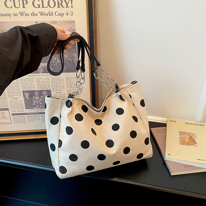 Stylische Punktedotte-Tasche