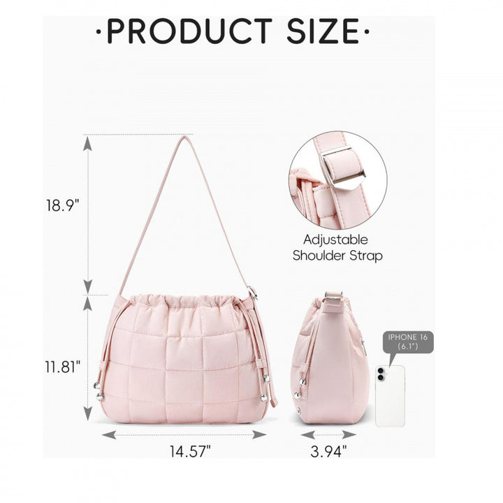 Modische Quilted Umhängetasche Karnz