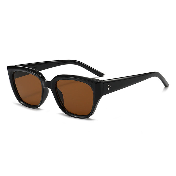 Chic Übergroße Katzenaugen-Sonnenbrille