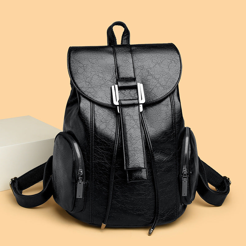 Retro-Chic Vegan Leder Rucksack Karnz