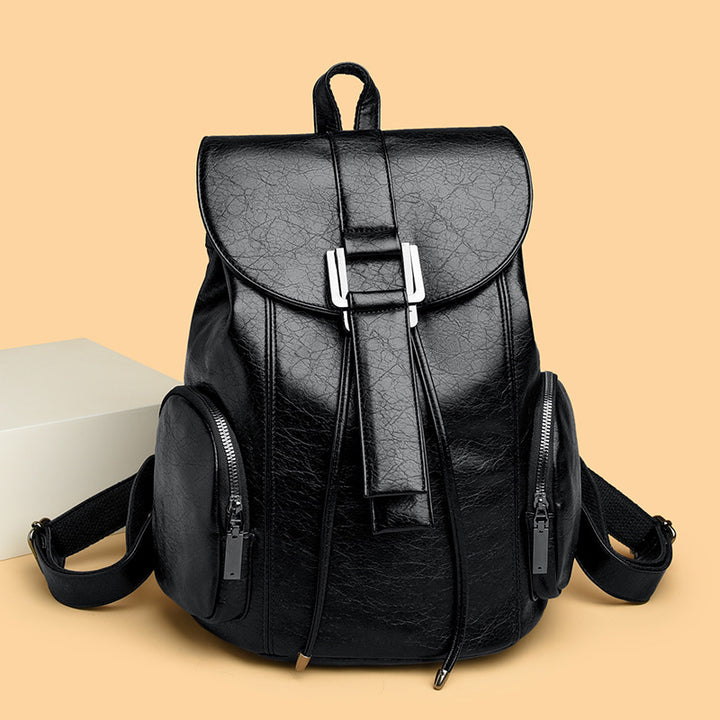 Retro-Chic Vegan Leder Rucksack Karnz