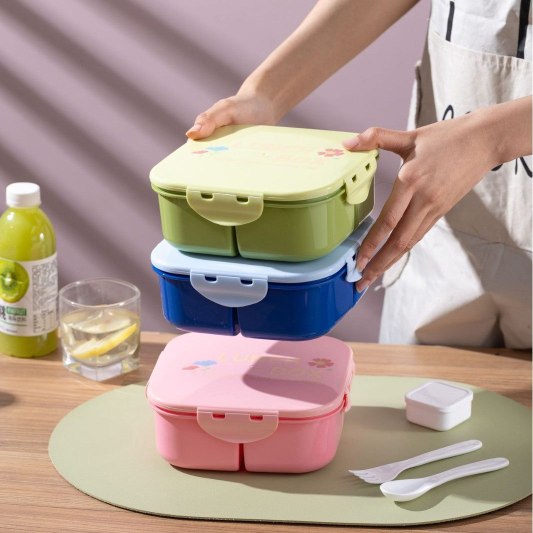Stapelnbare Mehrfächer-Lunchbox