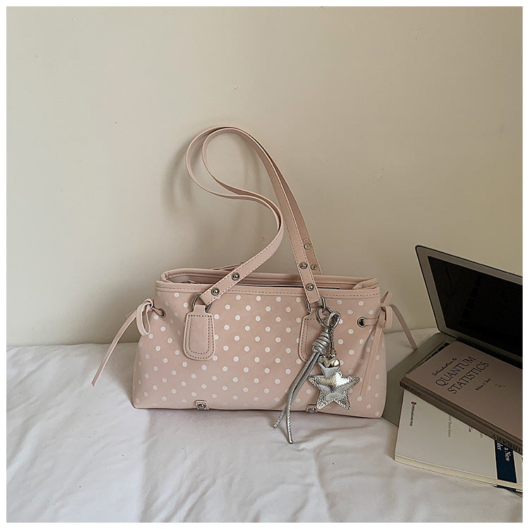 Trendige Punktemuster-Handtasche Karnz