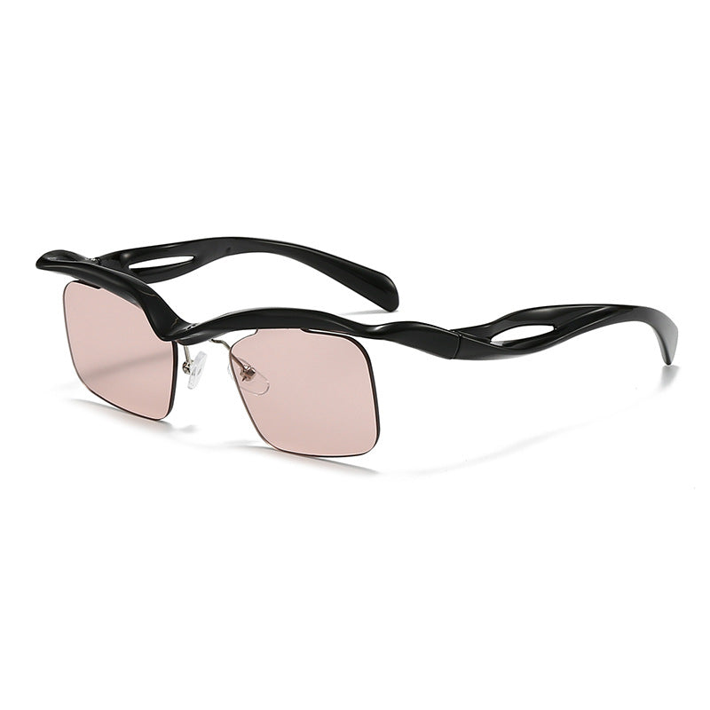 Damen modische Sonnenbrille mit innovativem Rahmen Karnz