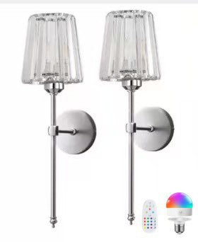 Elegante Kristall Wandlampe