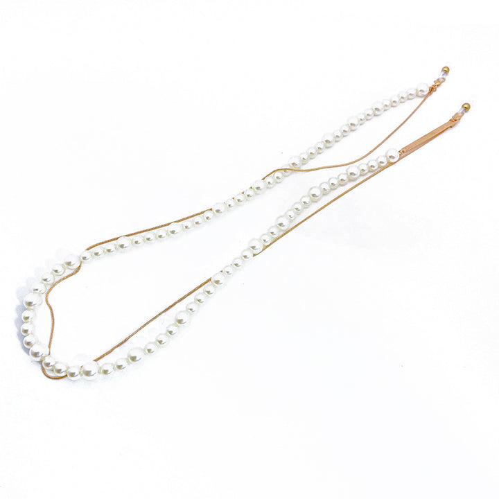 Elegante Perlen-Brillenhalterkette Karnz
