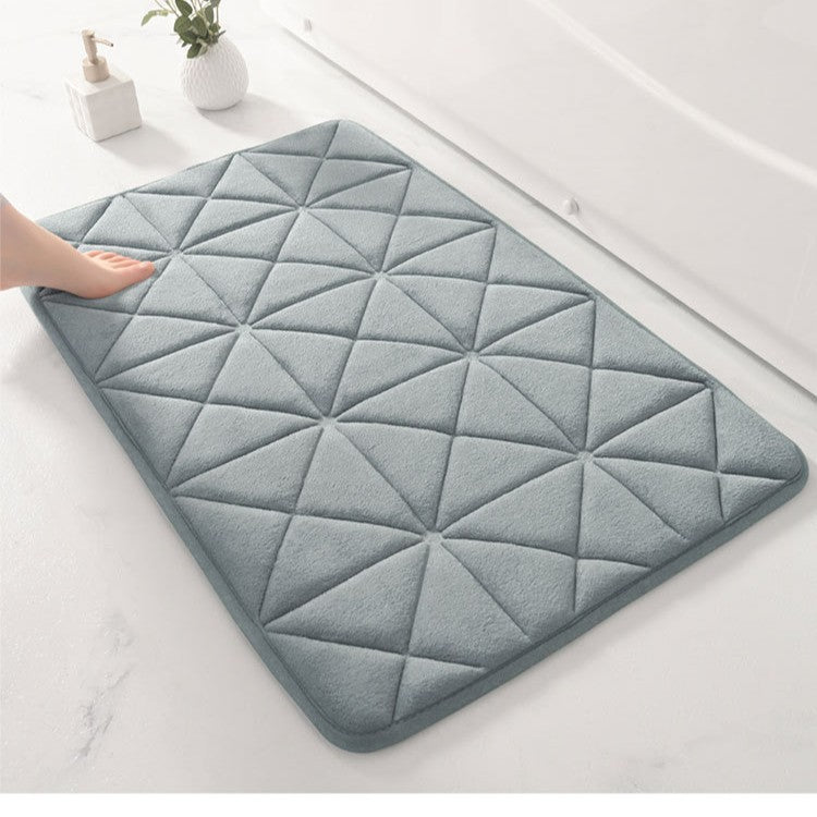 Diamant-gequiltete ultra-weiche Badematte