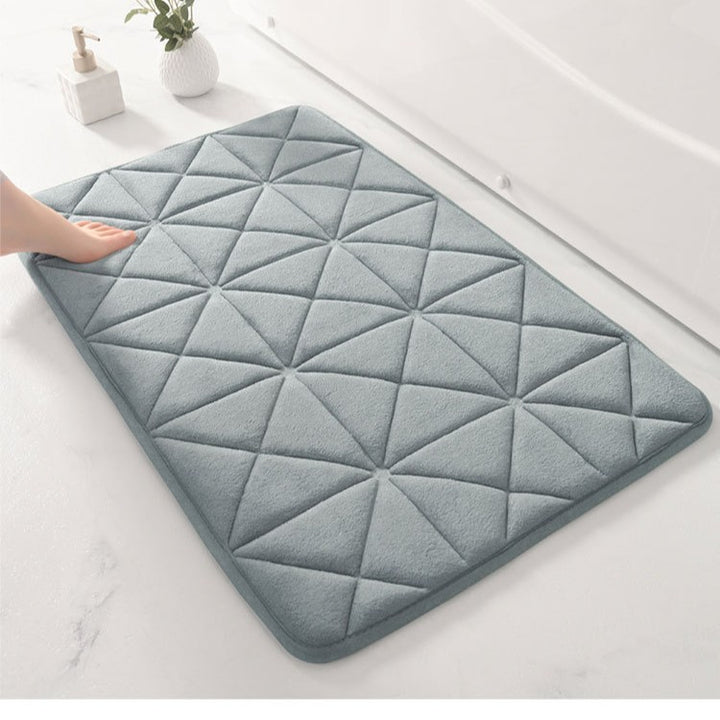 Diamant-gequiltete ultra-weiche Badematte