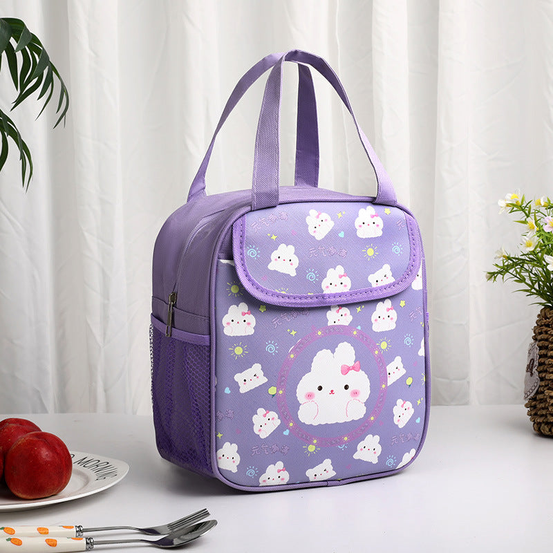 Kinder isolierte Bunny Lunch Tasche Karnz