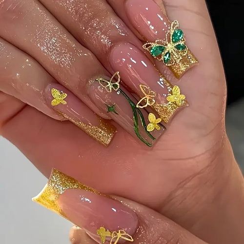 Künstlerisches Schmetterlings-Nagelkunst-Set Karnz