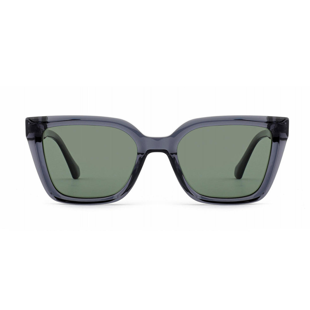 Damen modische Freizeit-Sonnenbrille mit künstlerischem Rahmen und UV-Schutz Karnz