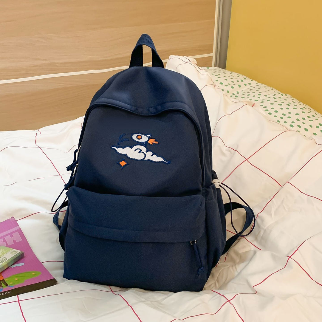 Modischer Rucksack mit Künstlerischem Stickdesign Karnz