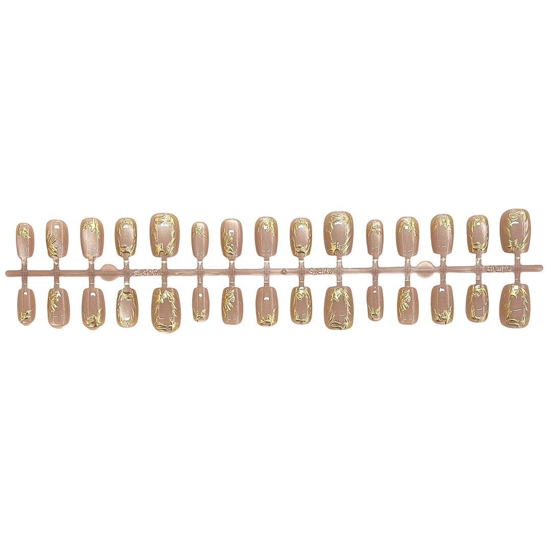 Elegantes Press-On Nagelset Karnz