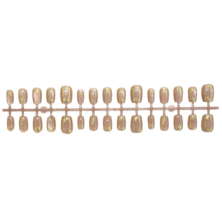 Elegantes Press-On Nagelset Karnz