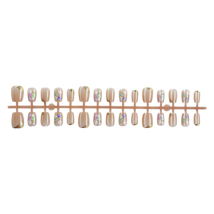 Premium Floral Nail Art Press-On Kollektion