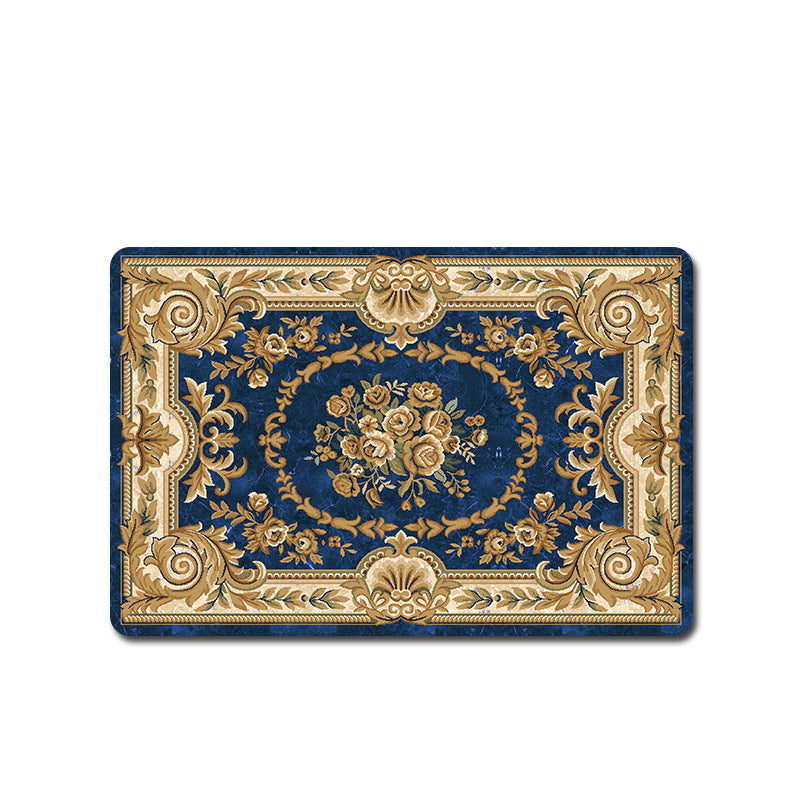 Elegante Vintage Blumen Badematte Karnz