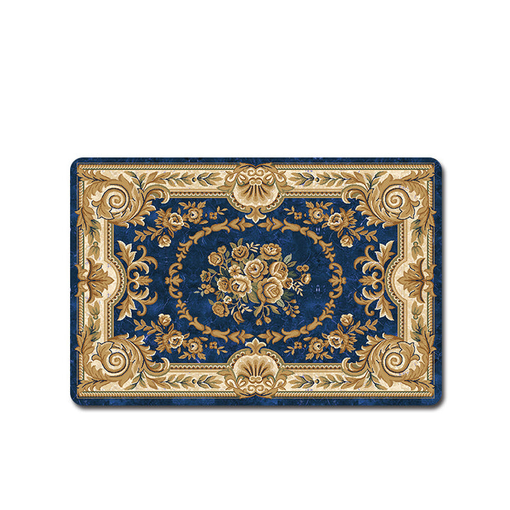 Elegante Vintage Blumen Badematte Karnz