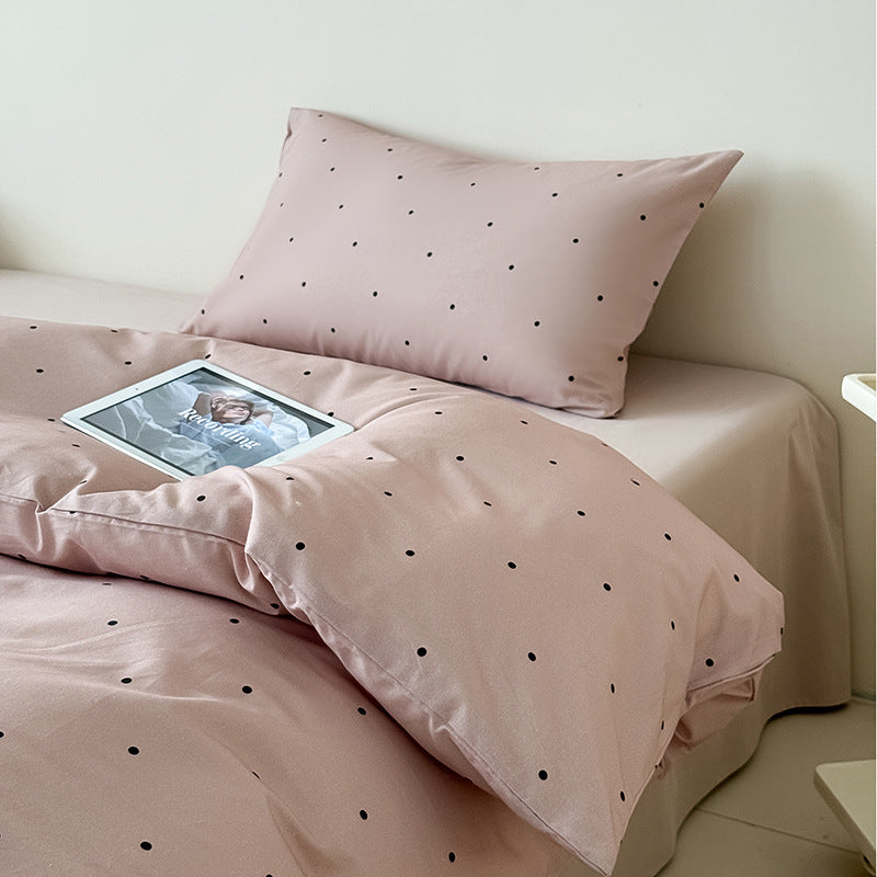 Polka Punkt Druck Bettbezug Set