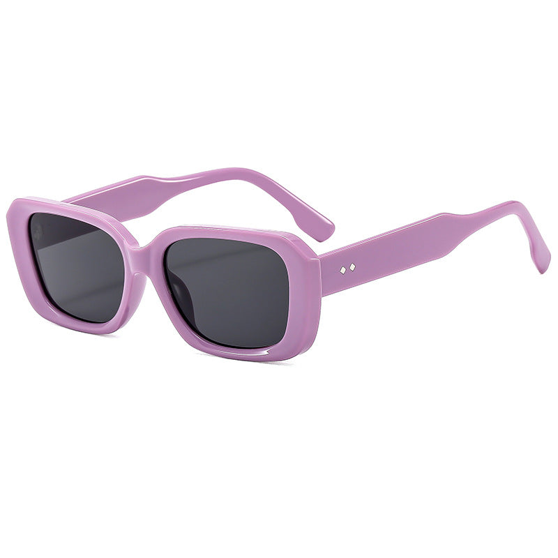 Damen große quadratische Sonnenbrille mit robustem Rahmen und UV-Schutz Karnz